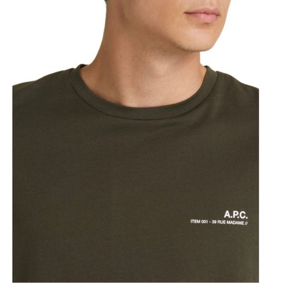 🆕 A.P.C. Logo T shirt - Picture 3 of 5